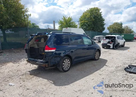 2011 Toyota Sienna Limited из США, поврежденный, VIN 5TDDK3DC8BS022460
